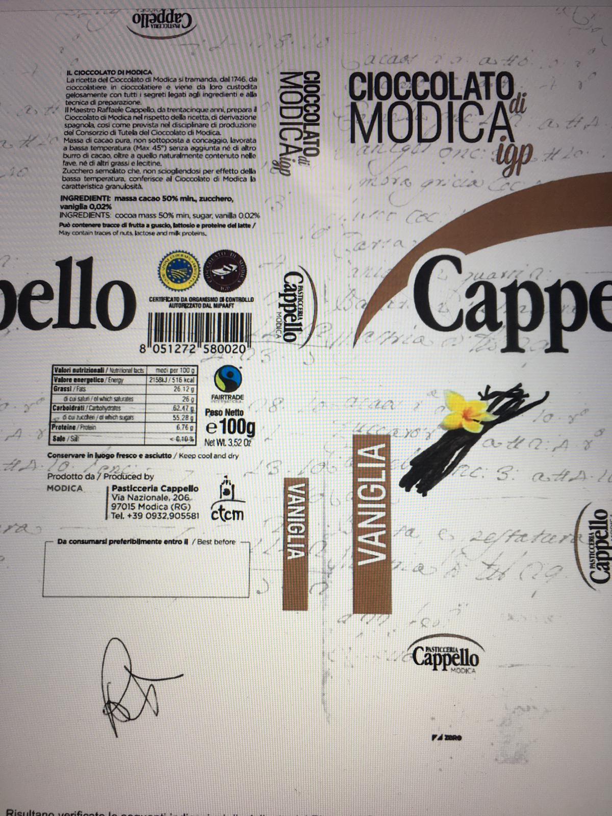 Modica Chocolate (Vanilla scent)