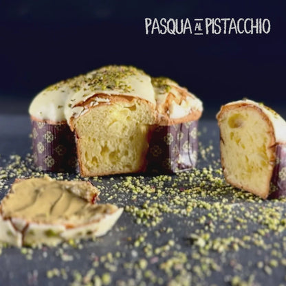 Siciliansk Colomba 100% Pistacie + pistacie creme 60%