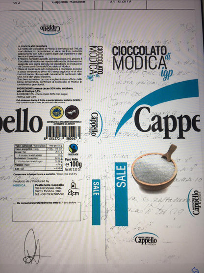 Modica chokolade (salt smag)